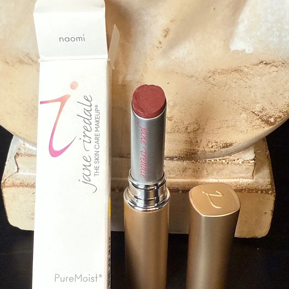 Jane‎ Iredale PureMoist Lipstick Naomi 3g 0.1oz Mineral Makeup New in Box